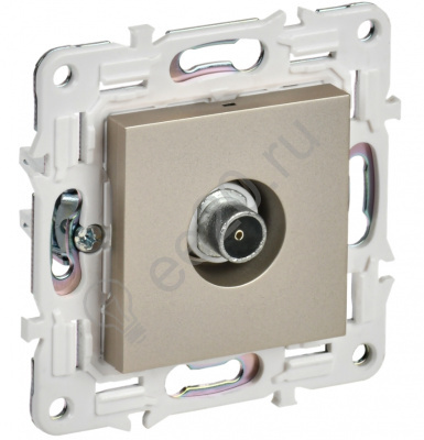 Мех-м розетки TV SKANDY шампань IEK SK-A10-O-K37