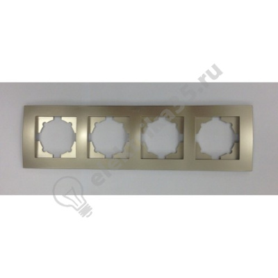 Рамка 4-м Cosmo  титаниум ABB 612-011400-228