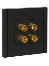 Аудиорозетка 4-м FORTE&PIANO FP139 черный IEK FP-S40-K02