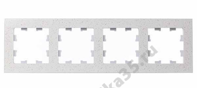 Рамка 4-м ATLASDESIGN NATURE мрамор крем роял SchE ATN343104