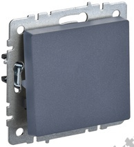 Мех-м выкл. 1-кл. BRITE проходной маренго IEK BR-V12-0-10-K35	