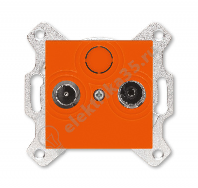 Розетка TV-R Levit оконечная оранж. ABB 2CHH083503A6066