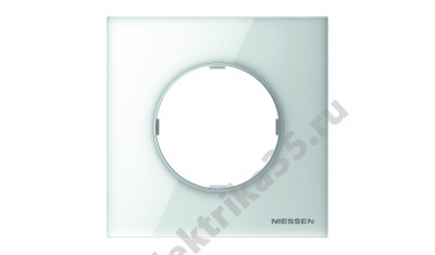 Рамка 1-м Sky Moon стекло бел. ABB 2CLA867100A3001