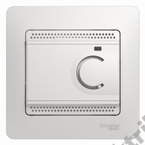 Термостат GLOSSA электрон. для тепл. пола с датч. бел. SchE GSL000138