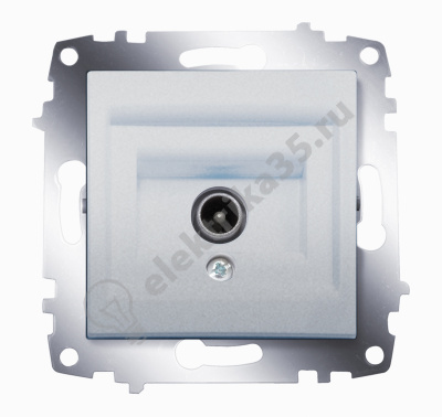 Механизм розетки TV Cosmo проход. алюм. ABB 619-011000-272