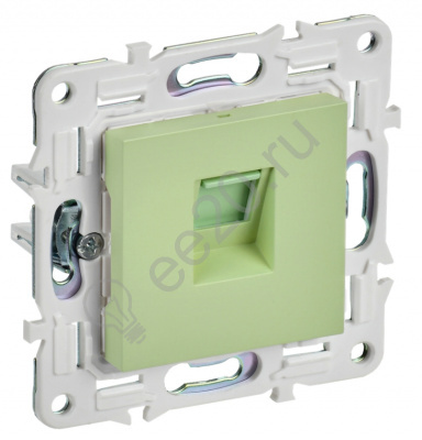 Мех-м розетки RJ45 SKANDY мятный кат.5E IEK SK-K10-1-K06