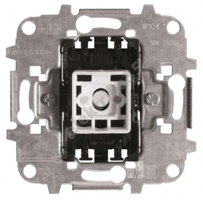 Механизм выключателя проходн. Olas / Tacto 10А 250В ABB 2CLA811000A1001