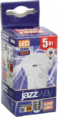 Лампа светодиодная LED 5Вт 230в R39 E14 теплый. JazzWay (1033581)