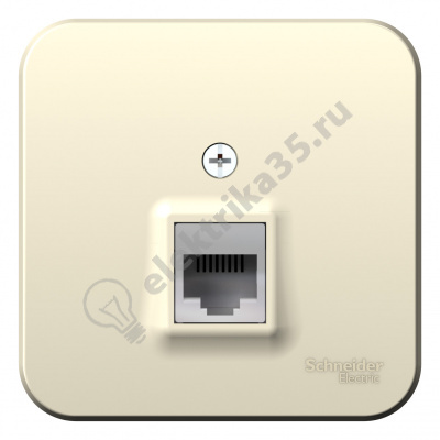 Розетка комп. ОП BLANCA RJ45 молоч. SchE BLNIA045002
