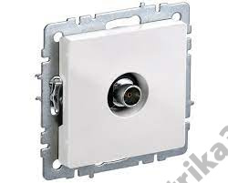 Мех-м розетки BRITE TV оконеч., бел. IEK BR-A10-O-K01