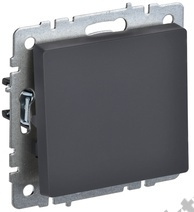 Мех-м выкл. 1-кл. BRITE проходной графит IEK BR-V12-0-10-K53 