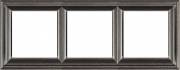 Рамка 3-м Eco Profi Deco антрацит EPD483AN