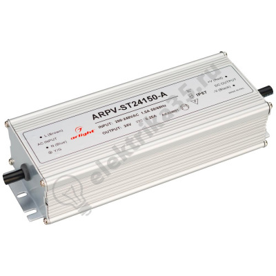 Блок питания для св/д лент 24V 150W IP67 Arlight (026665)
