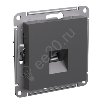 Мех-м розетки комп. ATLAS RJ45 базальт SchE ATN001483