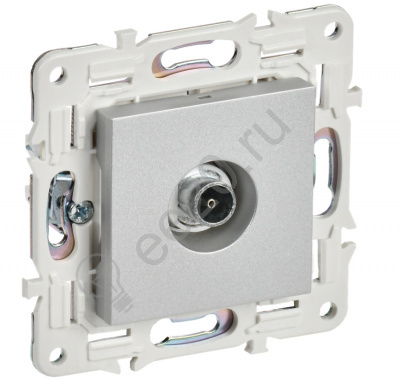 Мех-м розетки TV SKANDY серебряный  IEK SK-A10-O-K23