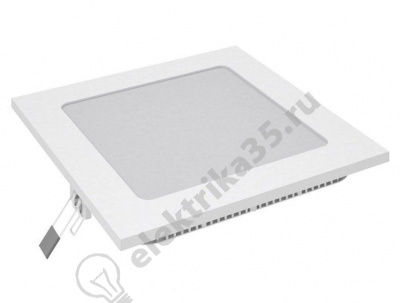 Светильник св/д встраив. PPL-S 15Вт 6500К IP40 190мм квадрат Jazzway