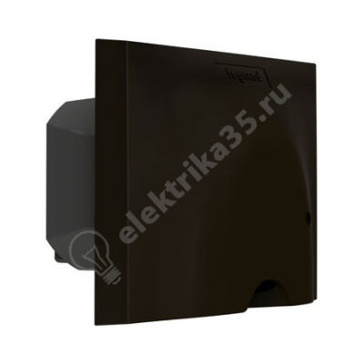 Умный вывод кабеля 14А 230В. Цвет Антрацит. Valena Allure NETATMO 064847