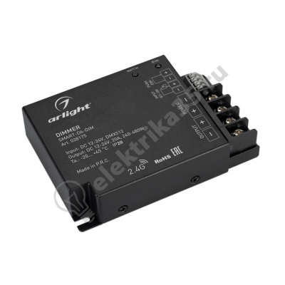 Диммер д/одноцвет. 12/24V 240/480Вт SMART Arlight 028175