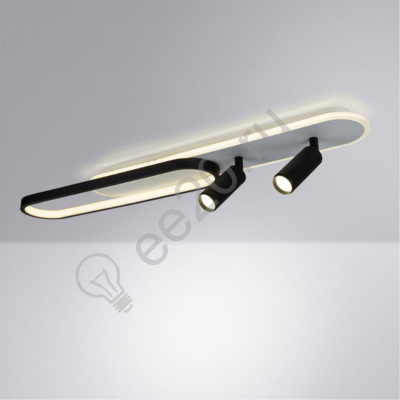 Светильник LED накладной 32W 220V IP20 белый/черный ARTE Lamp A2600PL-32BK