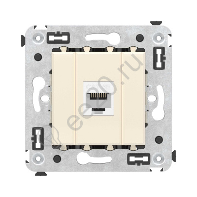 Розетка компьютерная 1-м СП Avanti "Ванильная дымка" RJ45 кат.5E без шт.DKC 4405663