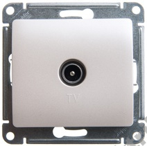Мех-м розетки TV оконеч. GLOSSA перлам. SchE GSL000691