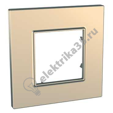 Рамка 1-м Unica quadro медь SchE MGU6.702.56
