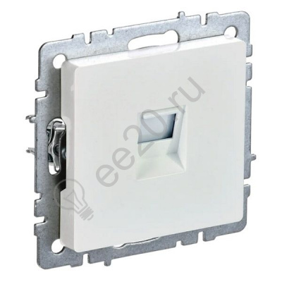 Мех-м розетки 1-м BRITE комп. RJ45 кат.5E жемчуг IEK BR-K10-1-K36 