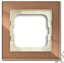 Рамка 1-м Axcent стекло бронза ABB 2CKA001754A4543