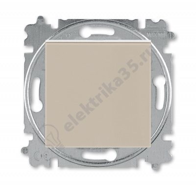 Переключатель 1-кл. Levit кофе макиато/бел. ABB 2CHH590645A6018