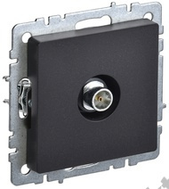 Мех-м розетки BRITE TV оконеч., черный IEK BR-A10-O-K02 