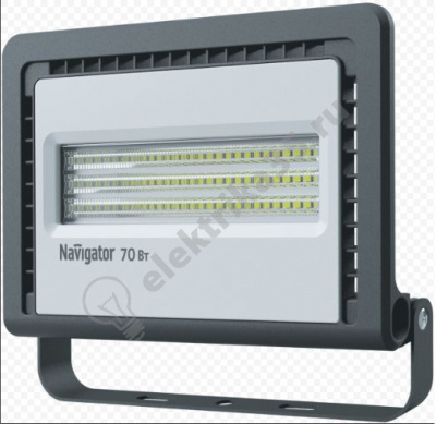 Прожектор Led 70w 6500К 5950Лм IP65 Navigator 21834 гарантия 3 года