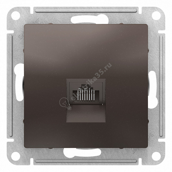 Мех-м розетки комп. ATLAS RJ45 мокко SchE ATN000683