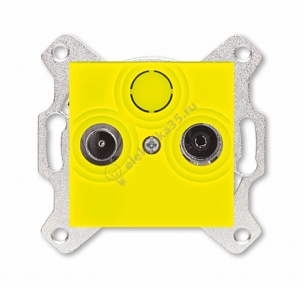 Розетка TV-R Levit оконечная желт. ABB 2CHH083503A6064