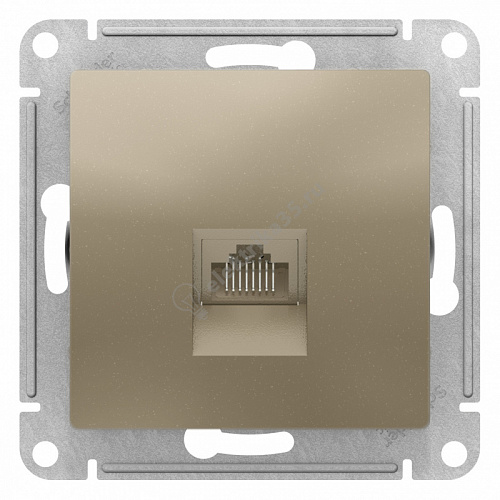 Мех-м розетки комп. ATLAS RJ45 шампань SchE ATN000583