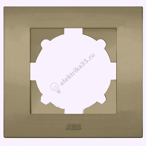 Рамка 1-м Cosmo титаниум ABB 612-011400-271