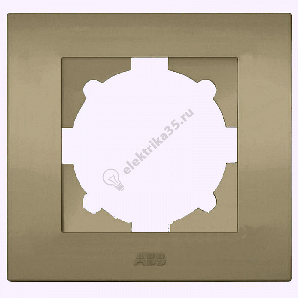 Рамка 1-м Cosmo титаниум ABB 612-011400-271