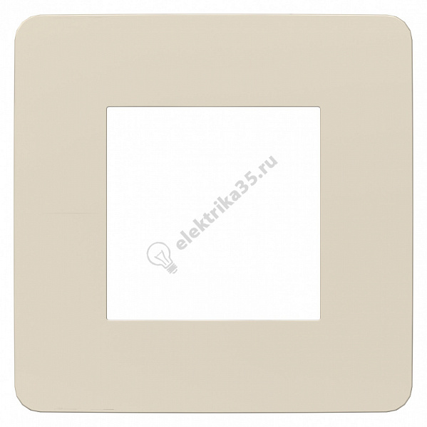 Рамка 1-м UNICA STUDIO беж./беж. SchE NU280244