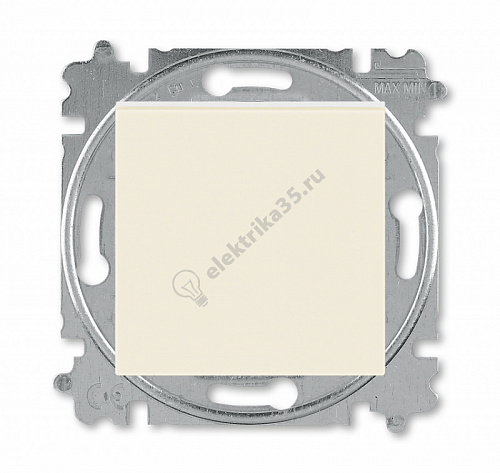 Переключатель 1-кл. Levit сл. кость/бел. ABB 2CHH590645A6017