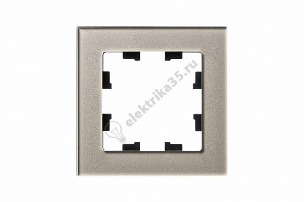 Рамка 1-м ATLASDESIGN NATURE стекло шампань SchE ATN320501